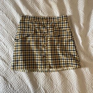 H&M Plaid Skirt